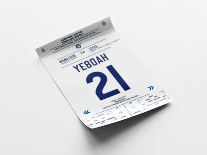 Tony Yeboah 'EPL Jersey' Poster