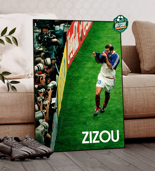 Zinedine Zidane 'Zizou' Poster