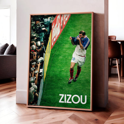 Zinedine Zidane 'Zizou' Poster