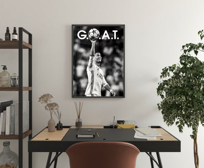 Cristiano Ronaldo 'GOAT' Poster