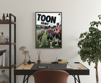 Newcastle United 'Toon Army' Poster