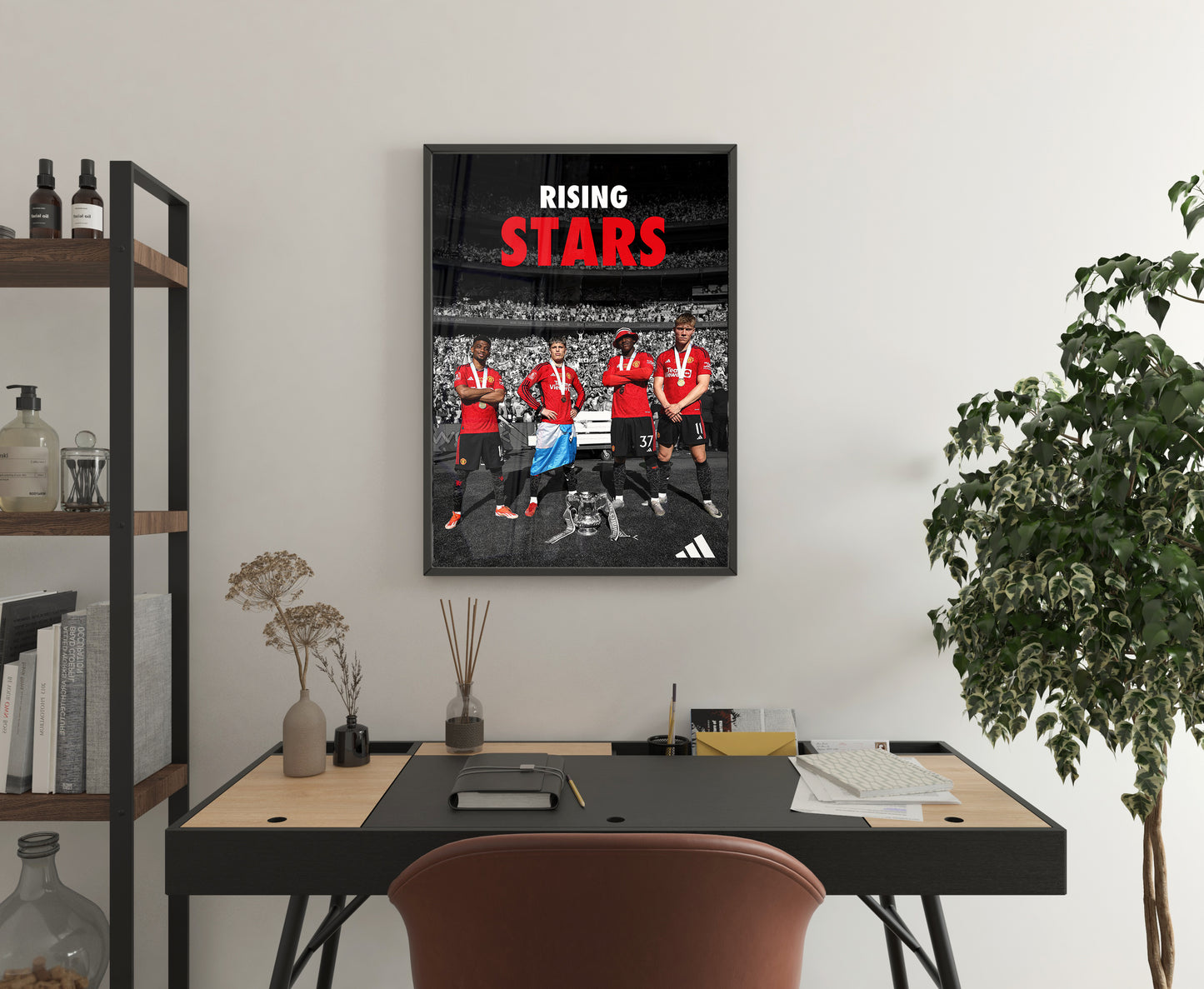 Manchester United 'Rising Stars' Poster