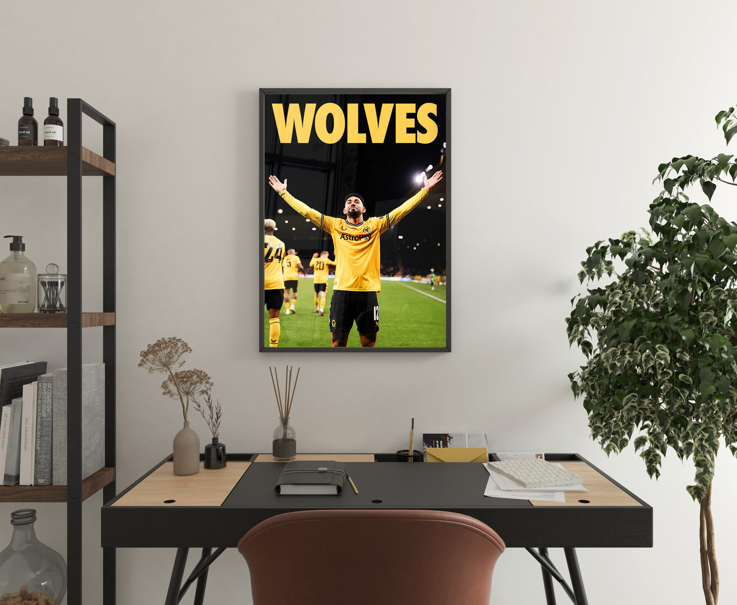 Matheus Cunha 'Wolves' Poster