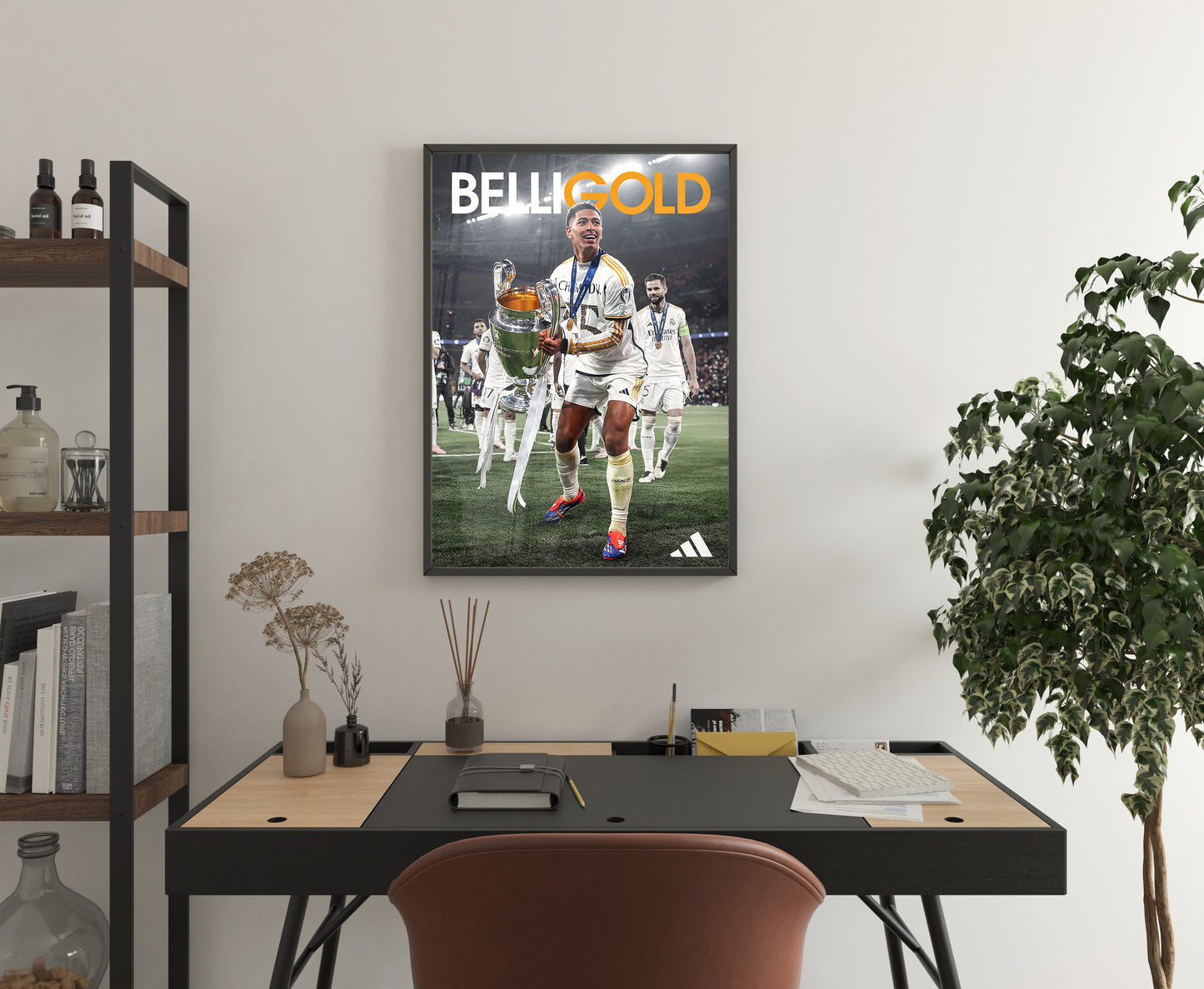 Jude Bellingham 'BelliGold' Poster