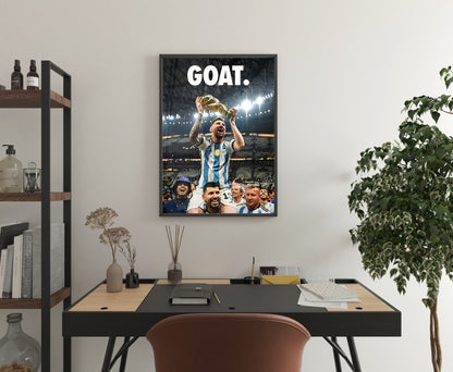 Messi 'GOAT' Poster