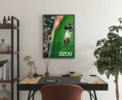 Zinedine Zidane 'Zizou' Poster