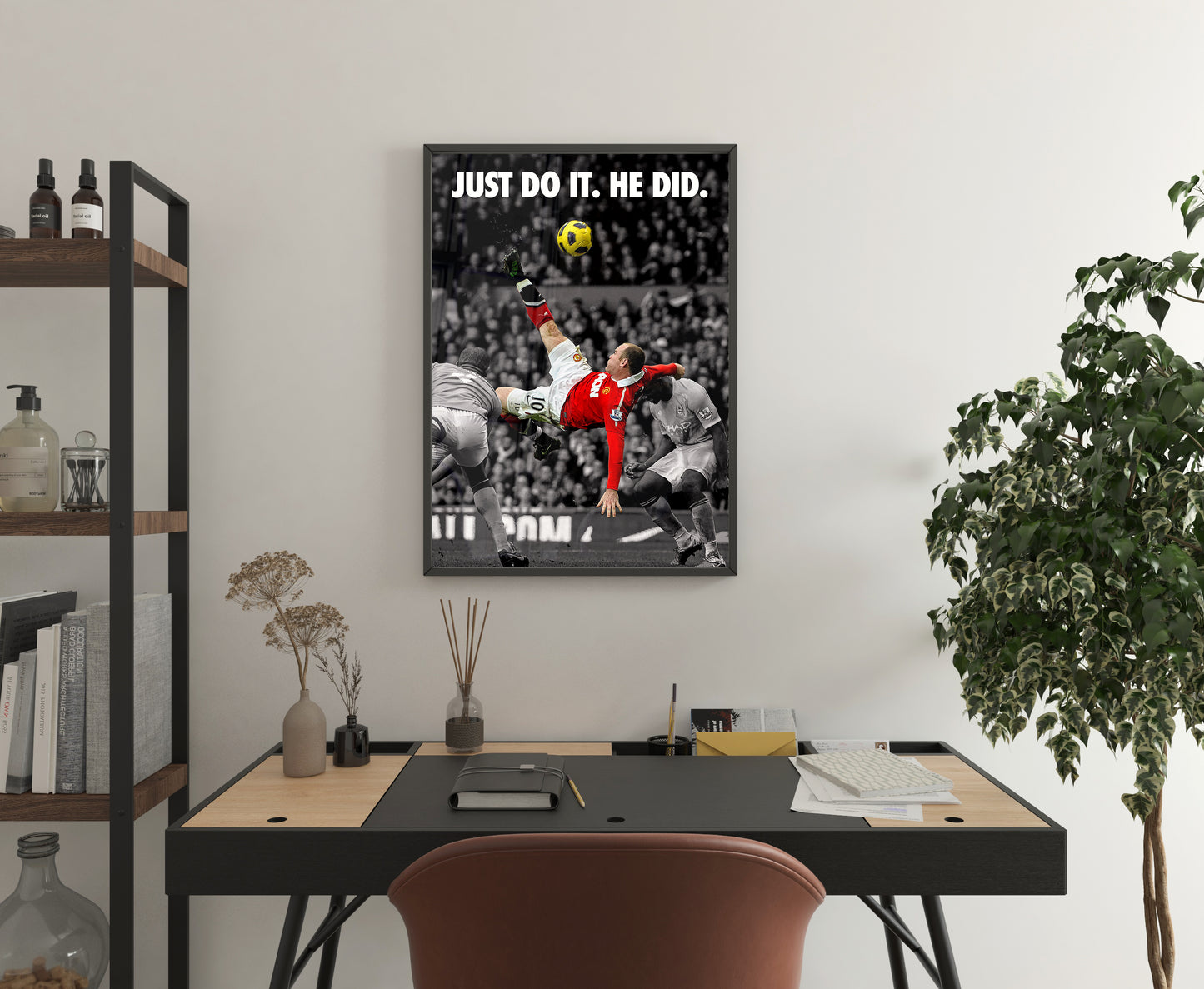 Wayne Rooney Bicycle Kick Poster