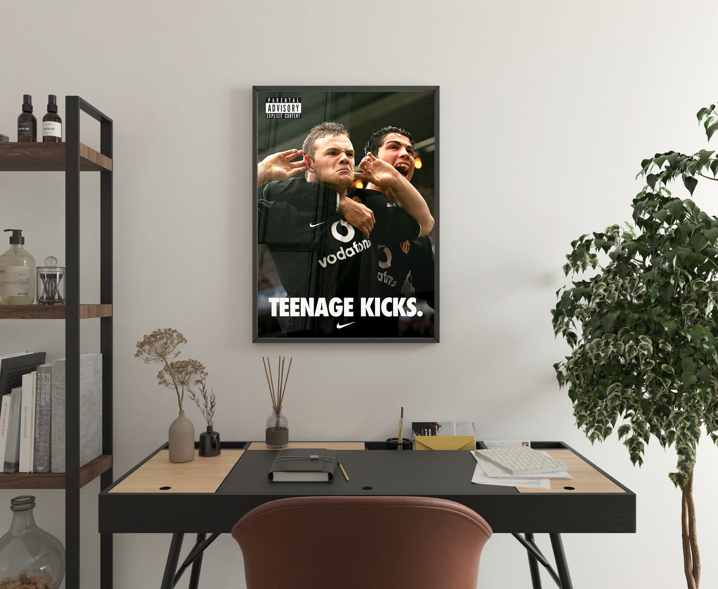 Manchester United 'Teenage Kicks' Poster