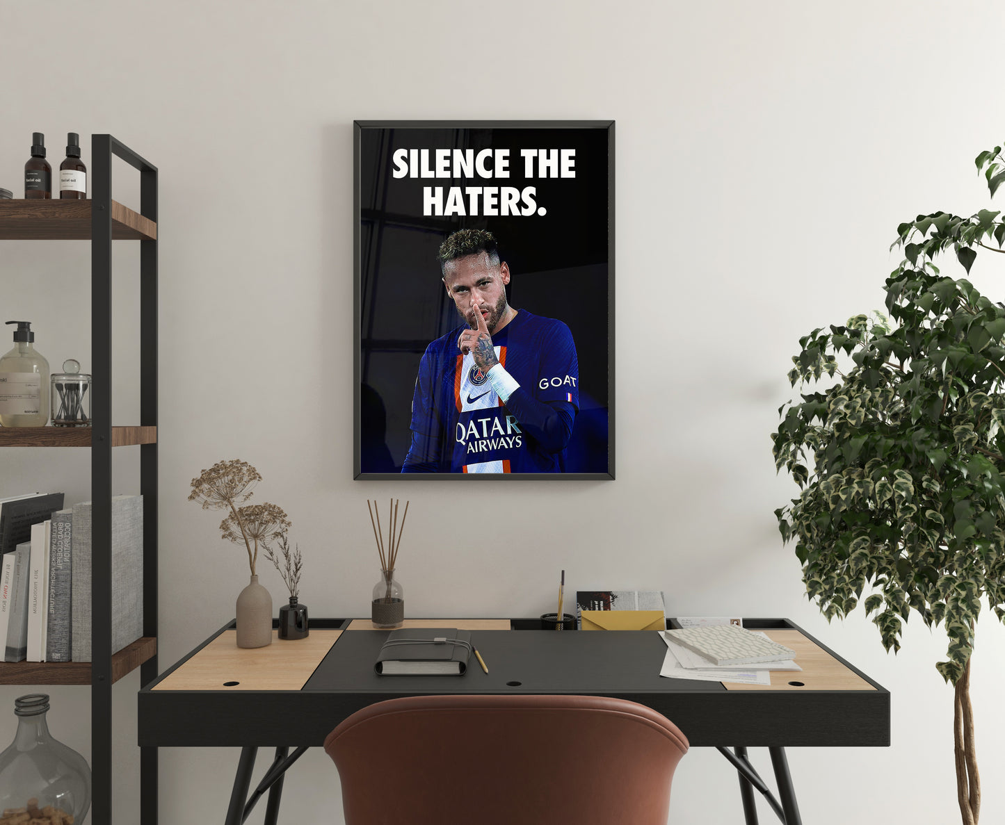 Neymar 'Silence The Haters' Poster