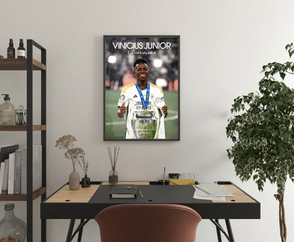 Vinicius Junior 'Football' Poster