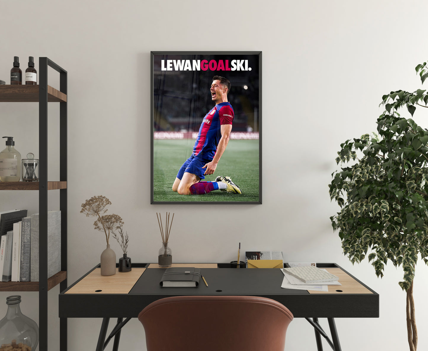 Robert Lewandowski 'Lewangoalski' Poster