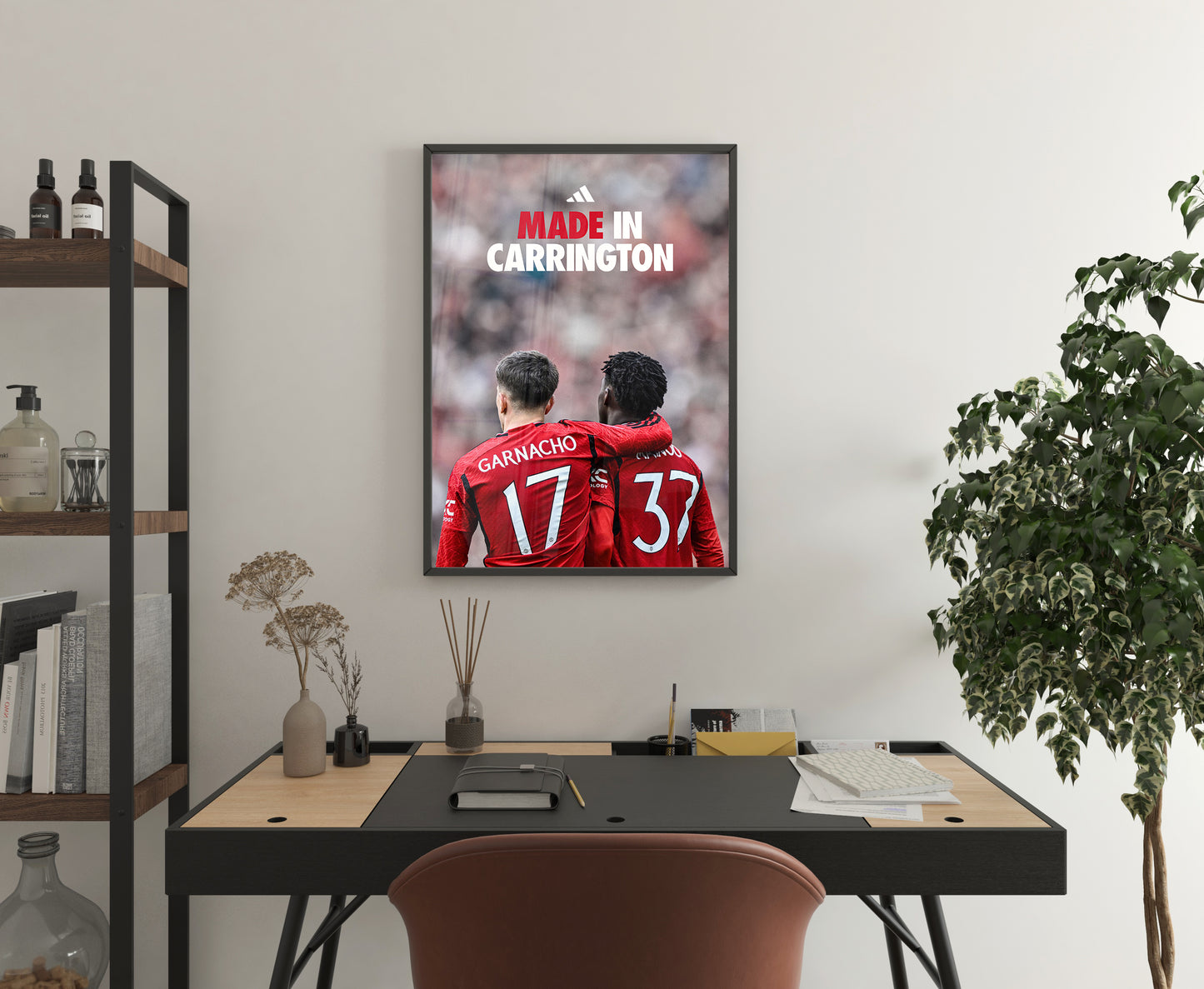 Manchester United 'Made In Carrington' Poster