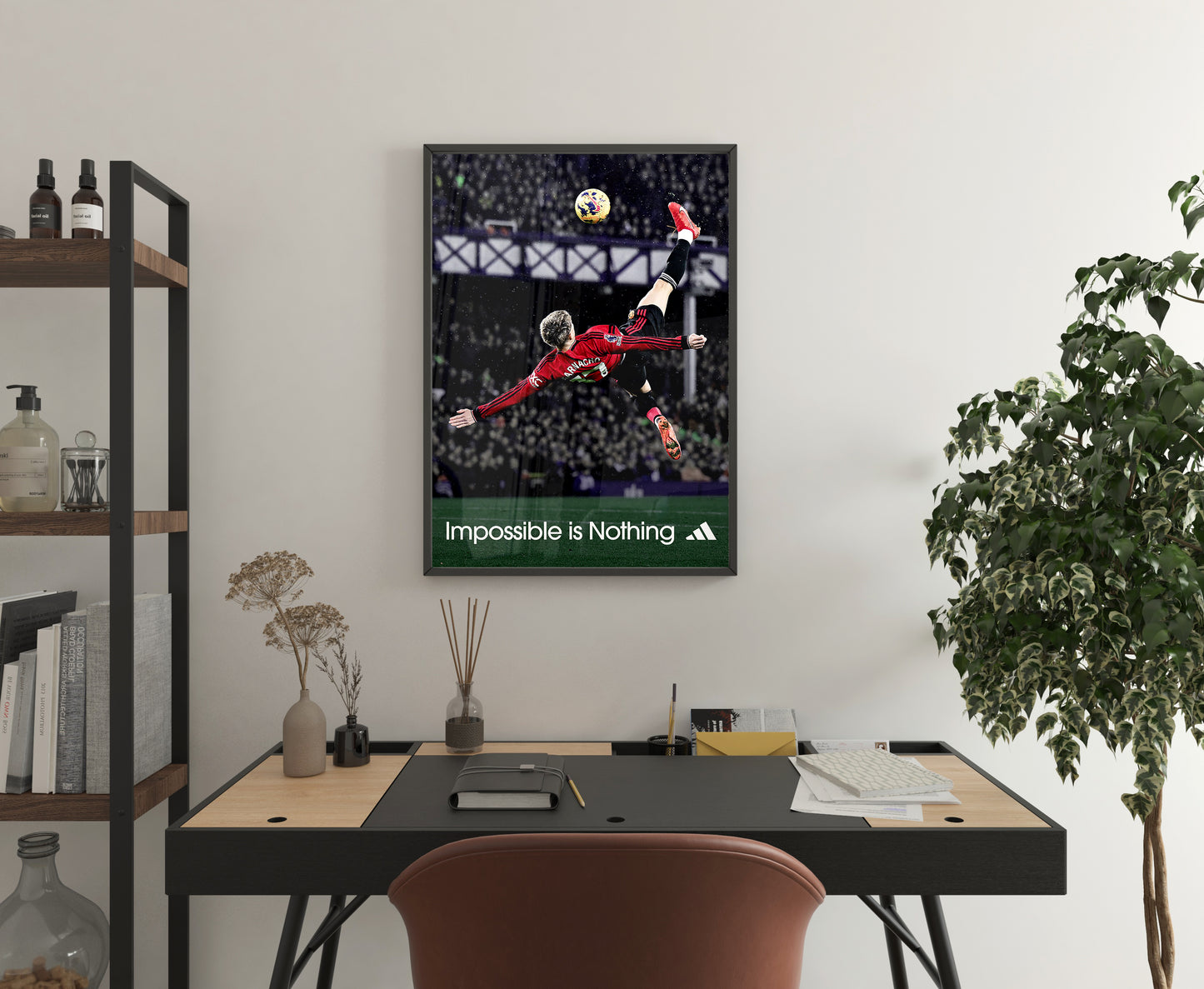 Alejandro Garnacho Bicycle Kick Poster