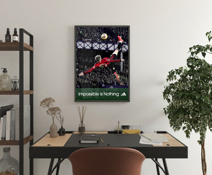 Alejandro Garnacho Bicycle Kick Poster