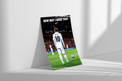 Luka Modric 'How May I Assist You?' Poster