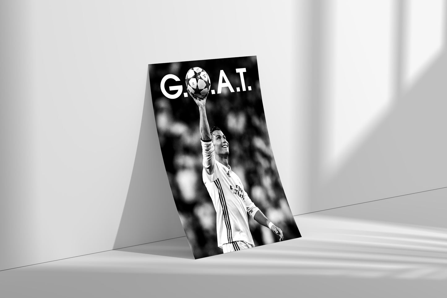 Cristiano Ronaldo 'GOAT' Poster