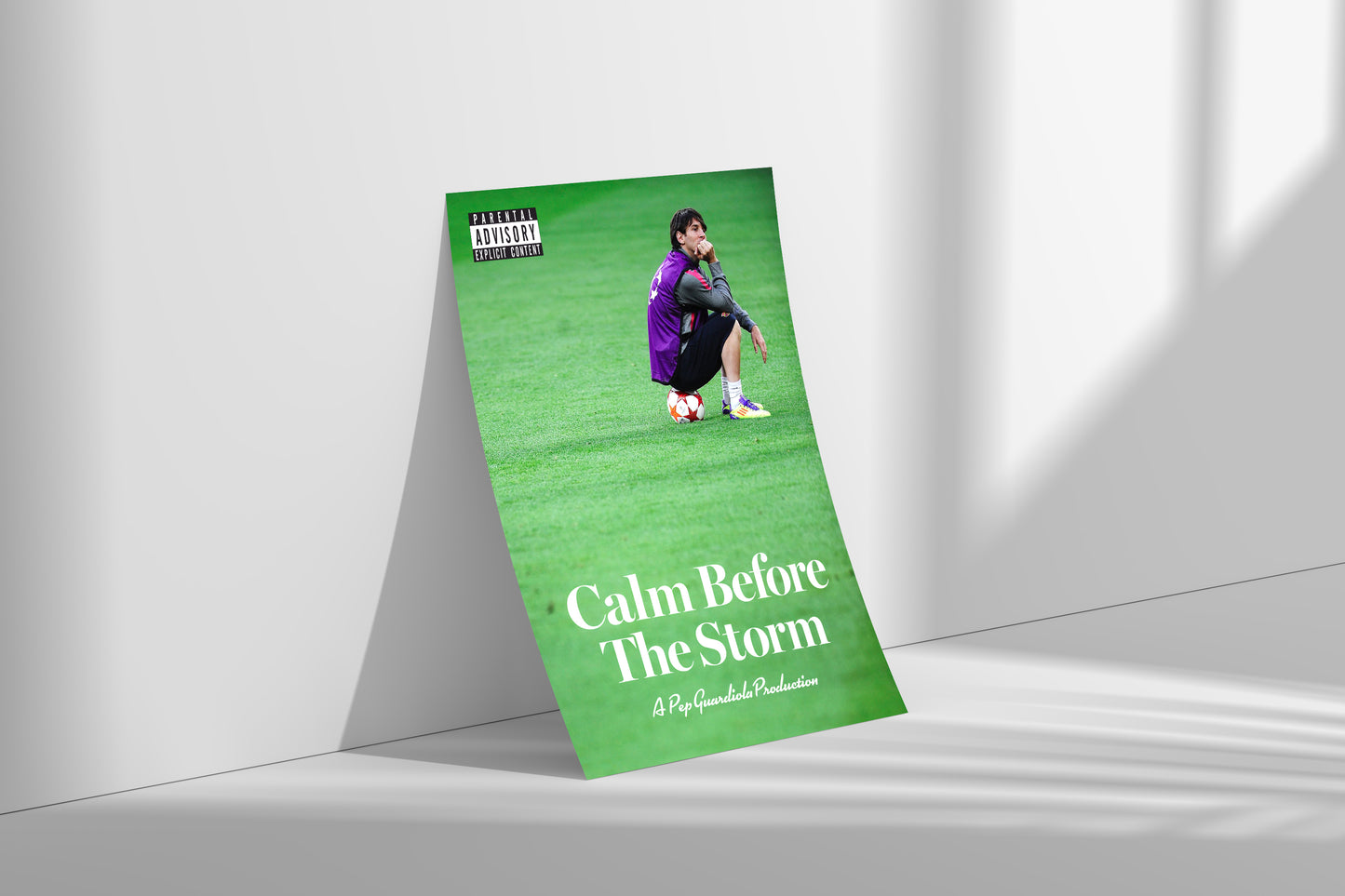 Lionel Messi 'Calm Before The Storm' Poster