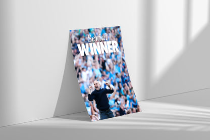 Pep Guardiola 'Serial Winner' Poster