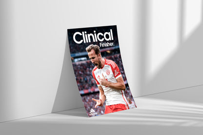 Harry Kane 'Clinical Finisher' Poster