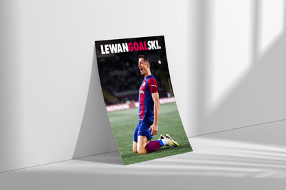 Robert Lewandowski 'Lewangoalski' Poster