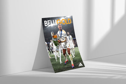 Jude Bellingham 'BelliGold' Poster