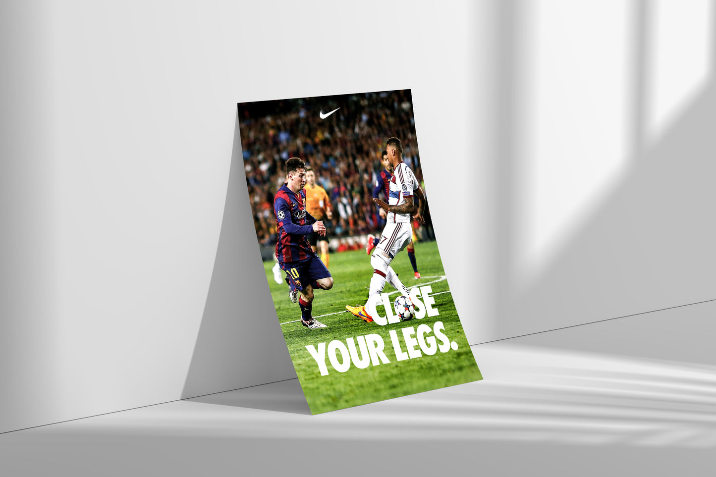 Messi 'Close Your Legs' Poster