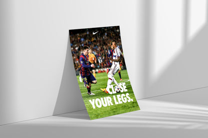 Messi 'Close Your Legs' Poster