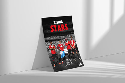 Manchester United 'Rising Stars' Poster