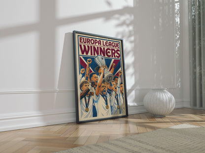 Aston Villa 'UEL Champions' Poster