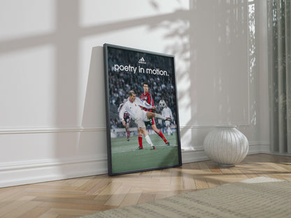 Zinedine Zidane 'Poetry In Motion' Poster