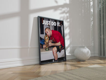 Andres Iniesta 'World Cup' Poster