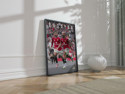 Bruno Fernandes & Bryan Mbeumo 'Passion' Poster