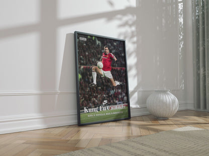 Eric Cantona 'Kung-Fu' Poster