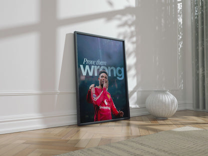 Amad Diallo 'Prove Them Wrong' Poster