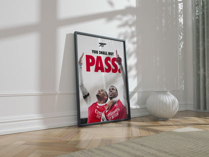 Saliba & Gabriel 'You Shall Not Pass' Poster