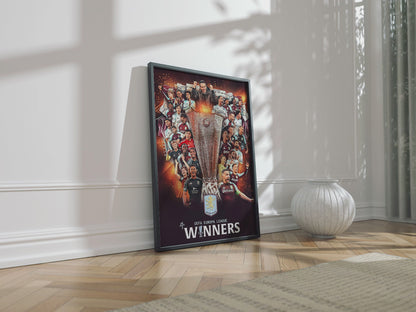 Aston Villa 'UEL Champions' Poster