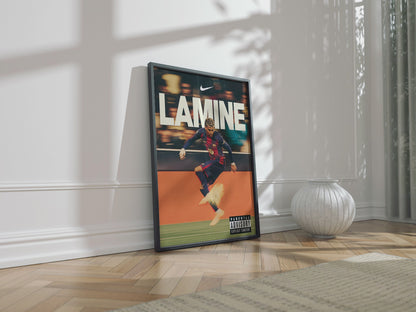 Lamine Yamal 'Parental Advisory' Poster
