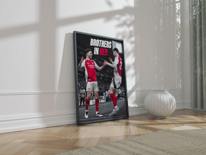 Rice & Havertz 'Brothers In Red' Poster