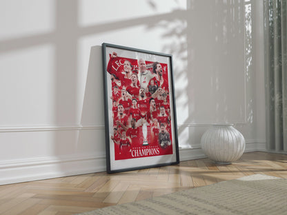Liverpool 'Premier League Champions 24/25' Poster
