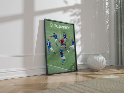 Andres Iniesta 'Illusionista' Poster