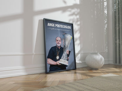 Ange Postecoglou 'Always Win' Poster
