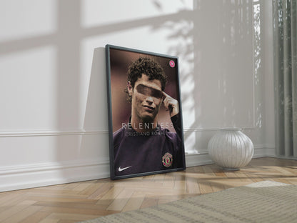 Cristiano Ronaldo 'Relentless' Poster