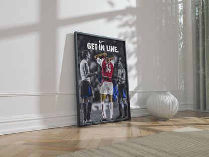 Thierry Henry 'Get In Line' Poster