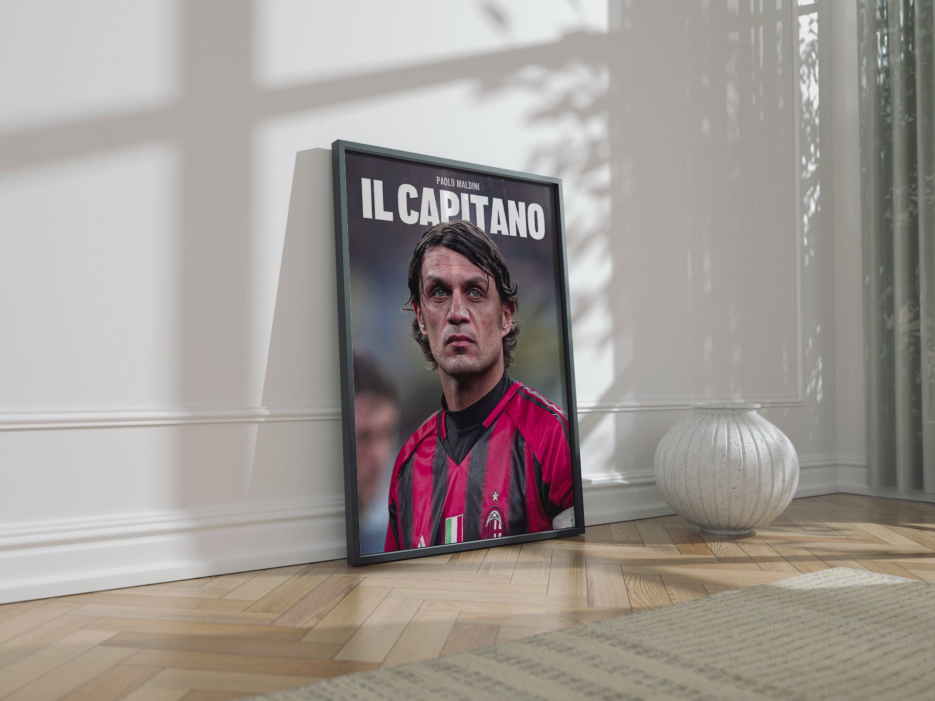 Paolo Maldini 'Il Capitano' Poster – Offside Posters