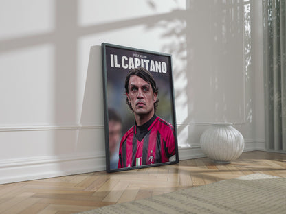 Paolo Maldini 'Il Capitano' Poster