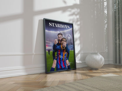 Gavi x Araujo 'Starboys' Poster