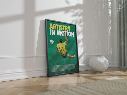 Zlatan Ibrahimovic 'Artistry In Motion' Poster