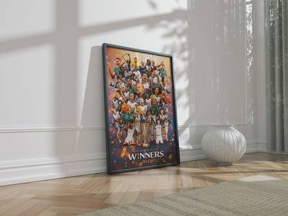 Spurs Europa League Winners Poster