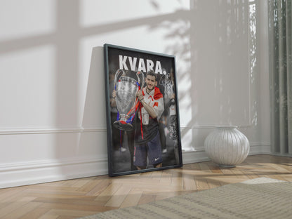 Khvicha Kvaratskhelia Poster