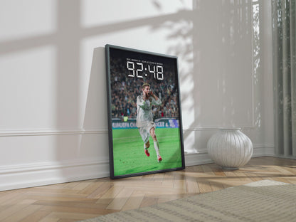 Sergio Ramos '92:48' Poster